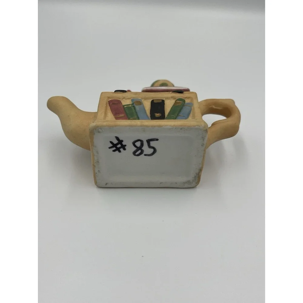 Vintage Miniature Teapot Set‎ Table Decor Knick Knack Trinkets Box